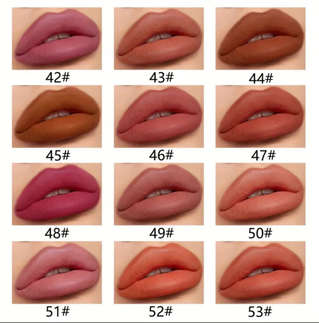 12 crayons à lèvres