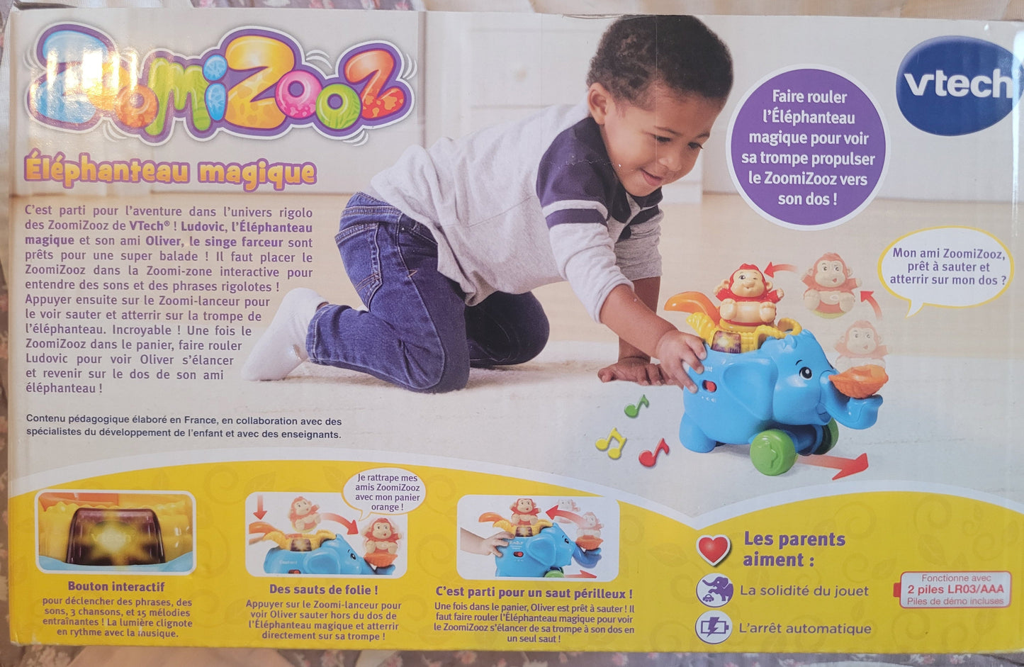 zoomizooz éléphanteau magique