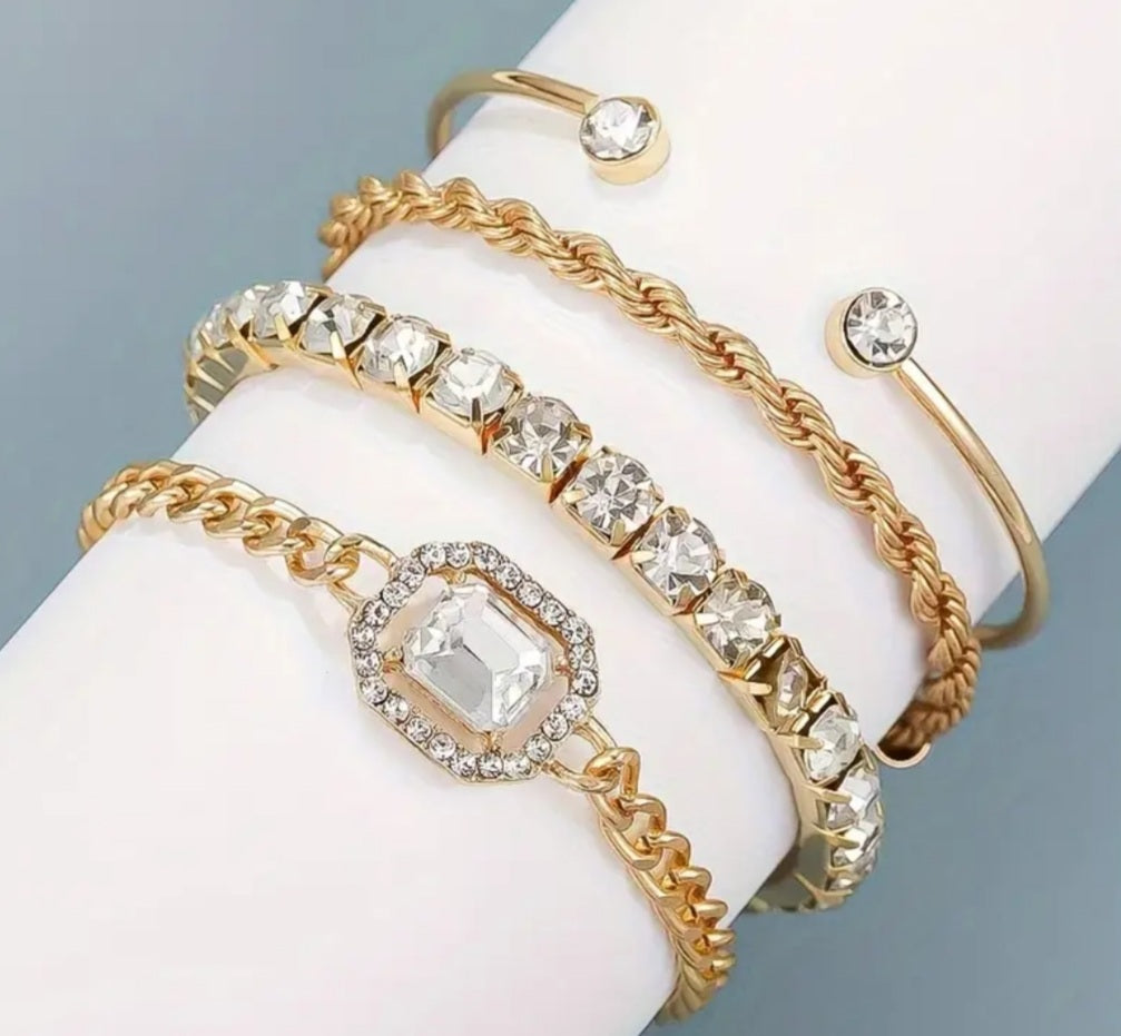 Ensemble Monica 4 bracelets