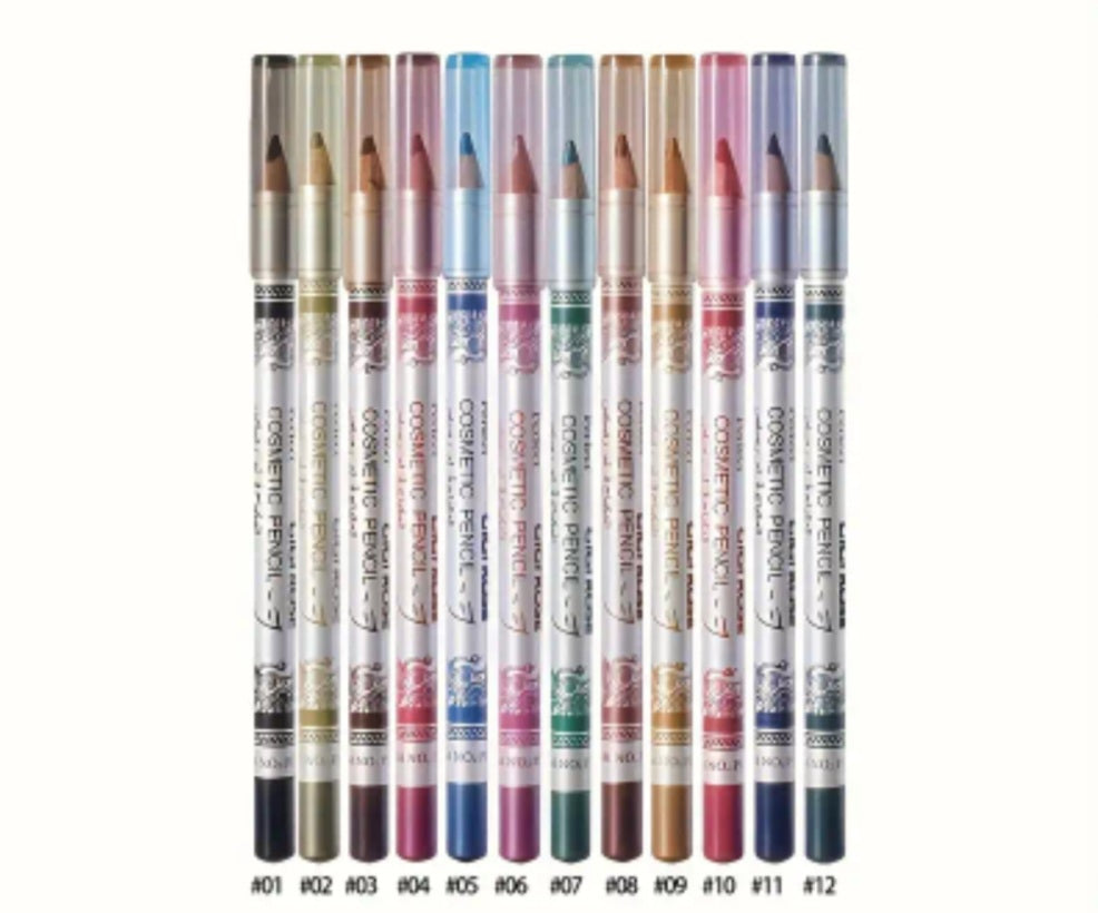 12 crayons pour les yeux