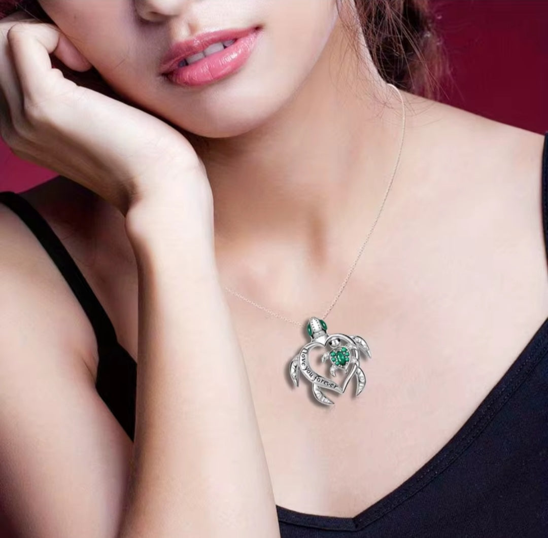 Collier Franklin tortue de mer🐢