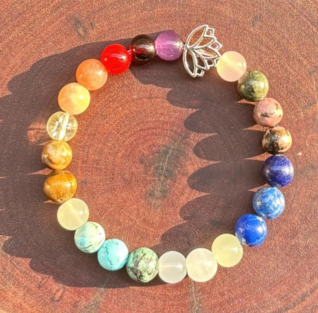 bracelet extensible fleur lotus