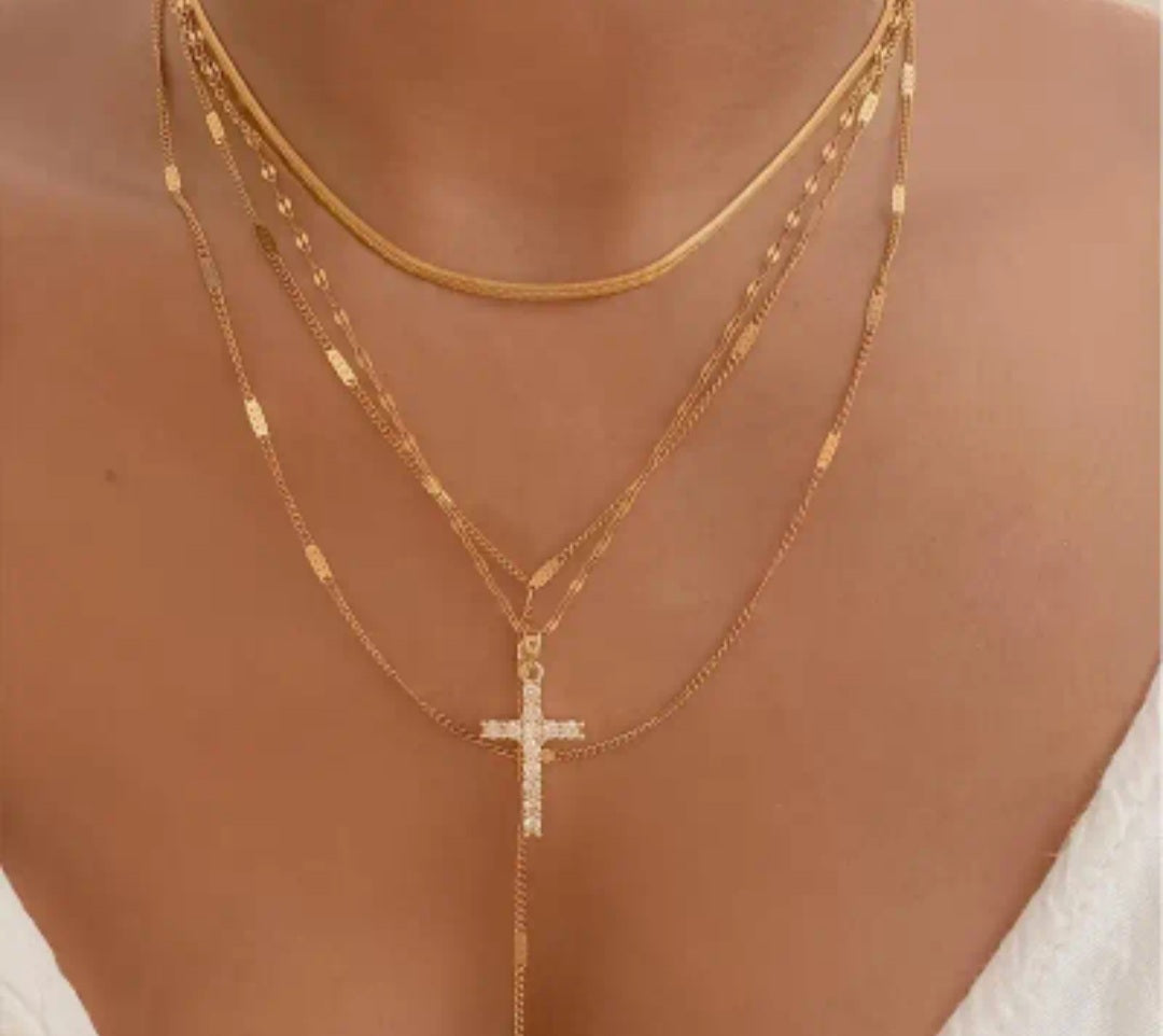 Ensemble 4 colliers Manon