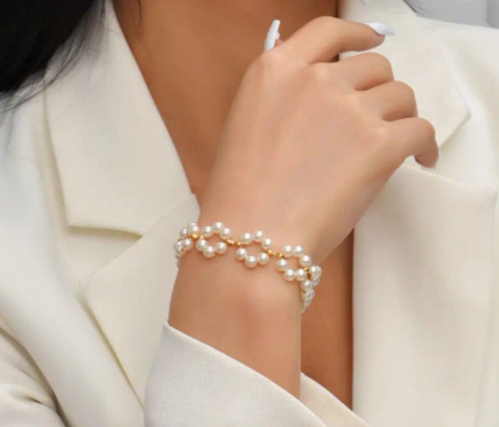 Bracelet Adixia couronne de perles