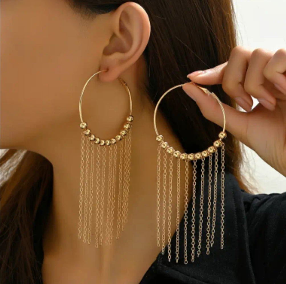 Boucle Esmeralda doré