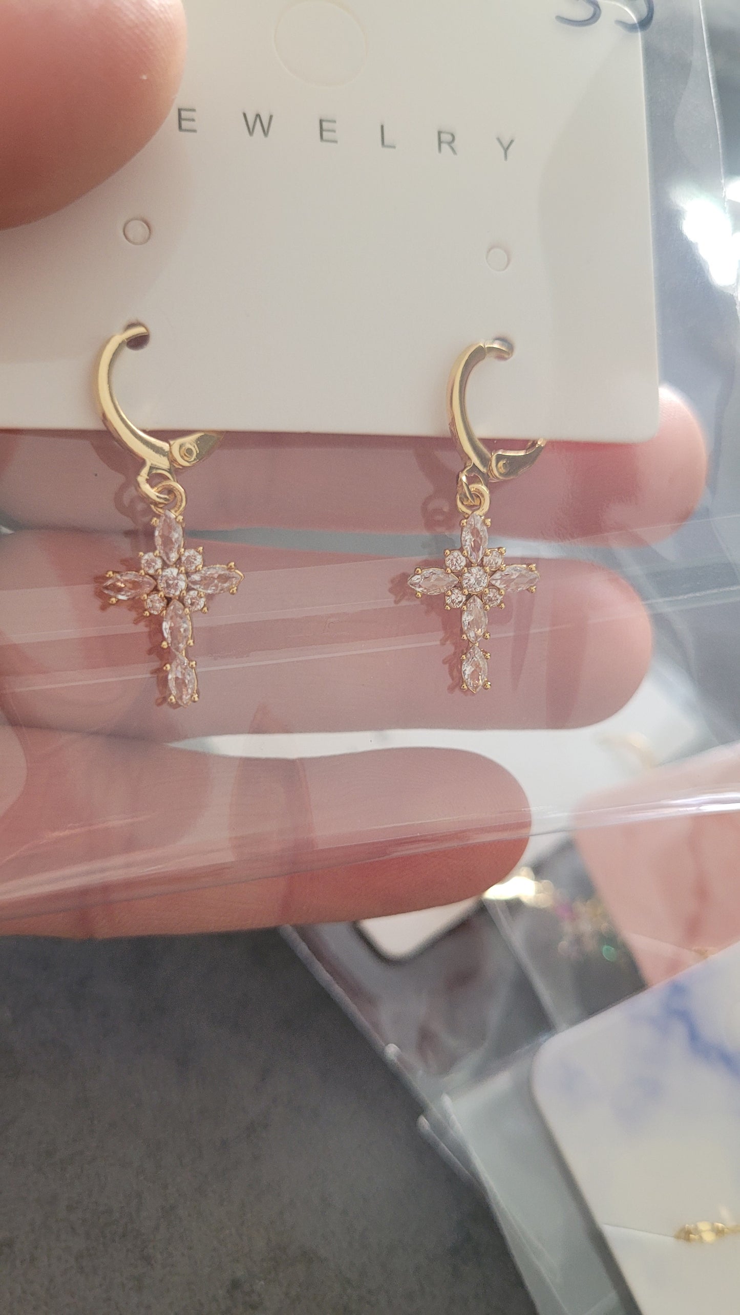 boucles doré blanche