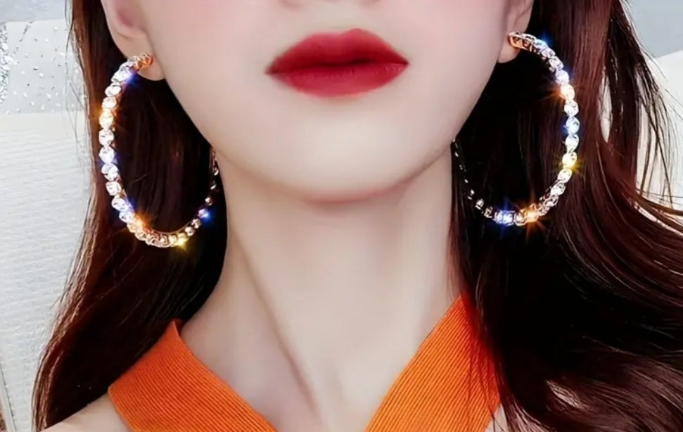 boucles Océane Créole strass