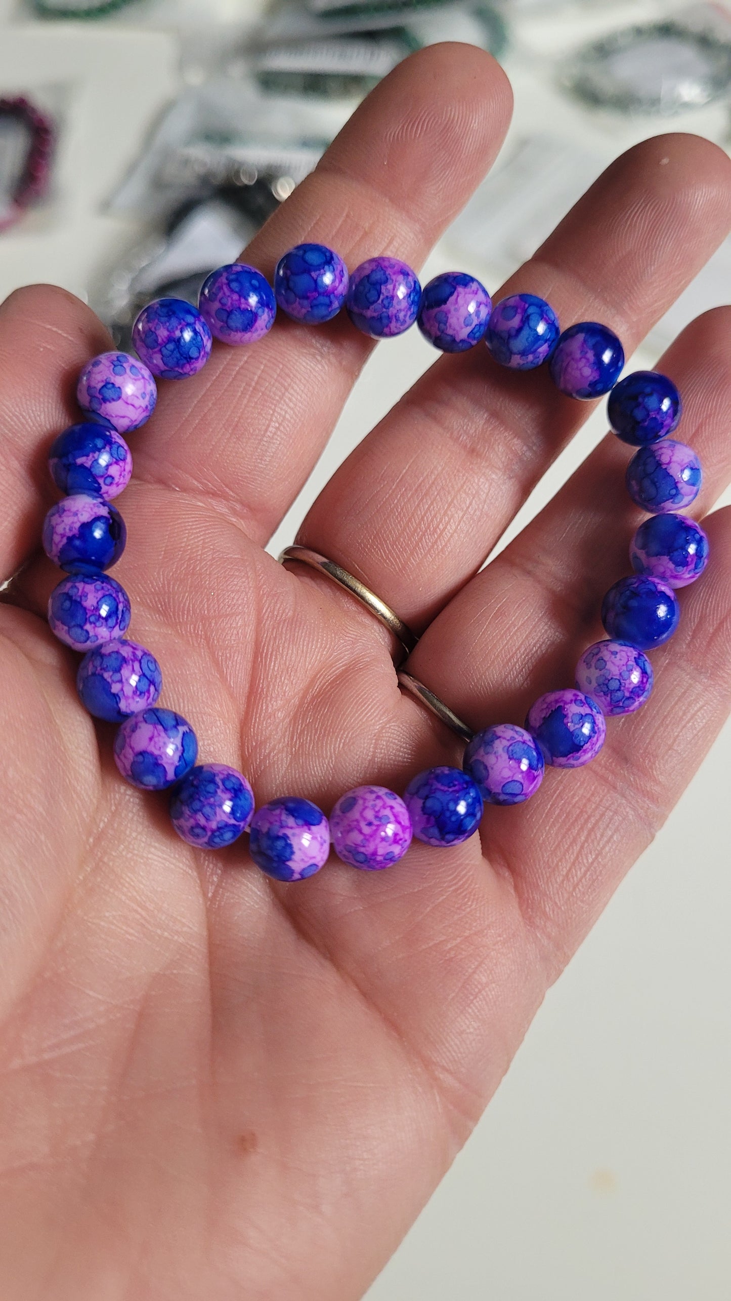 bracelet protection violet