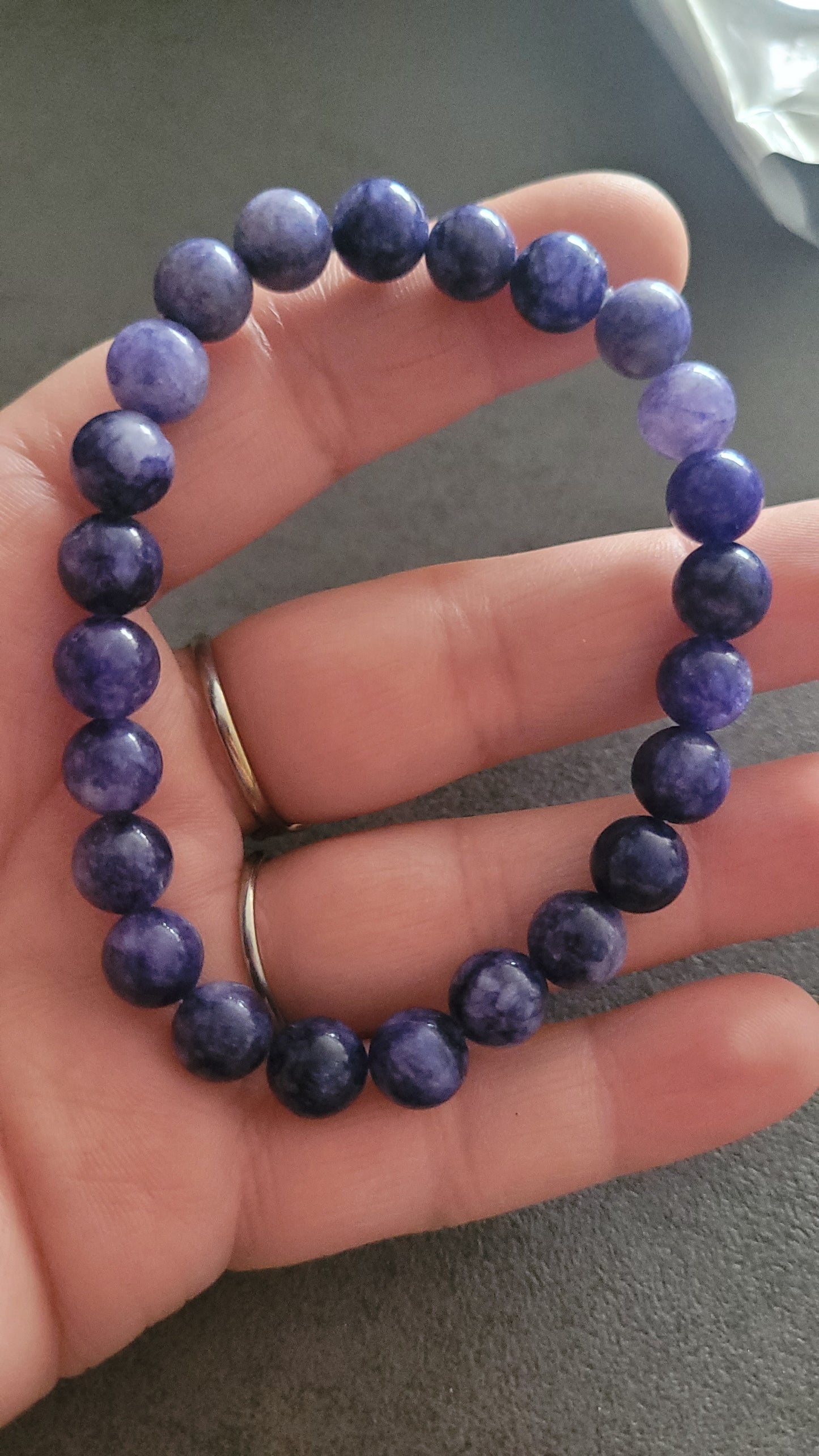 bracelet concentration, pensée violet