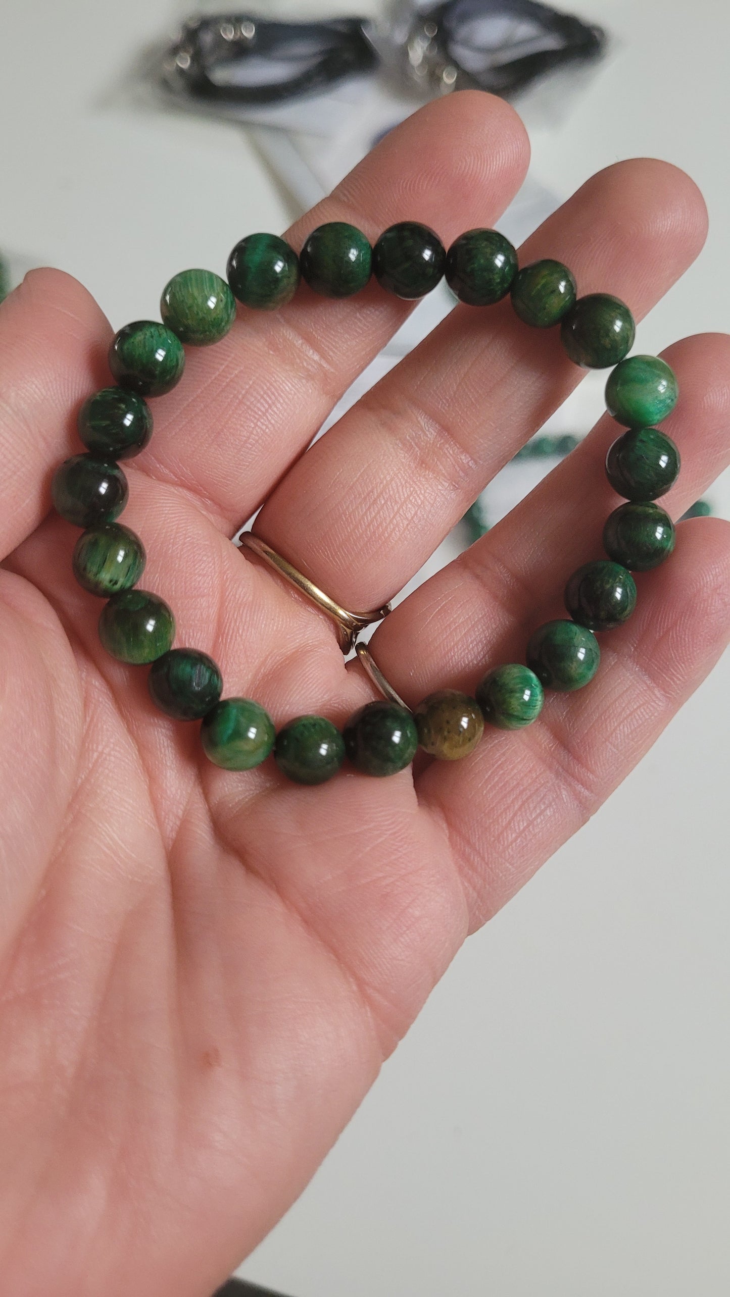 bracelet vert protection