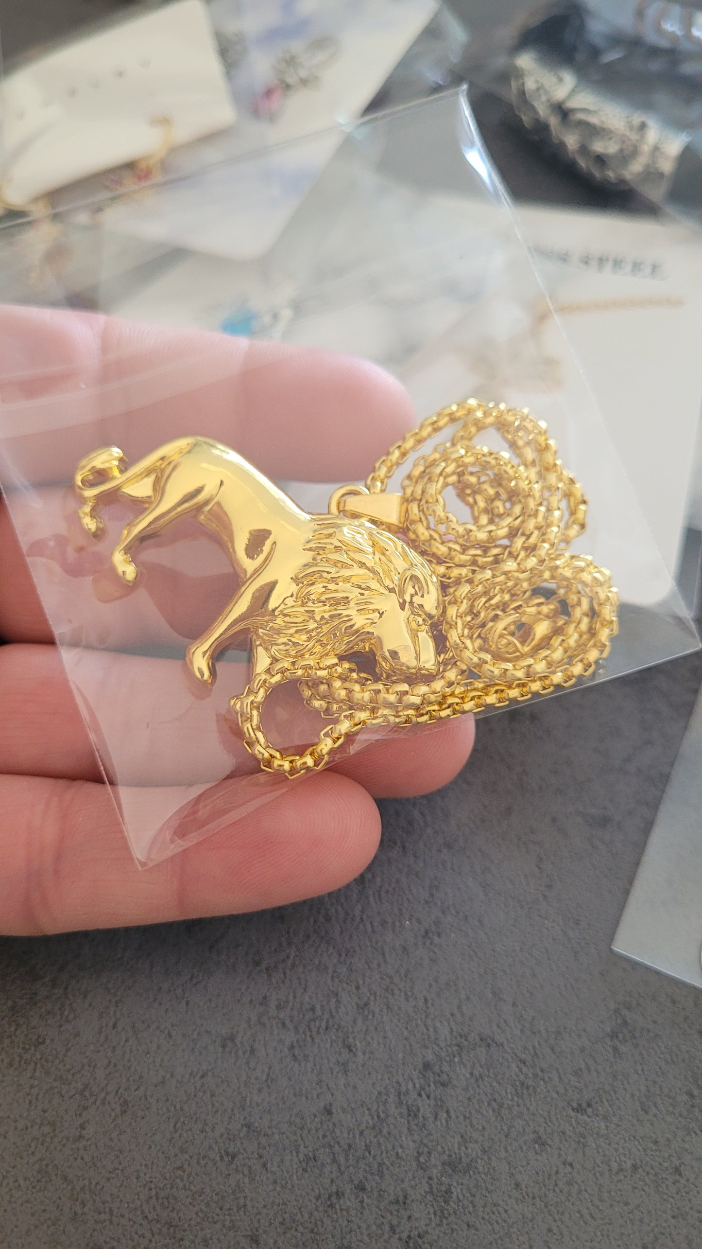 Collier Lion doré🦁