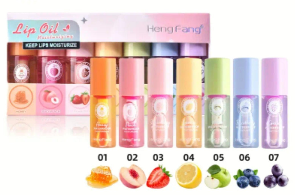 7 huiles pour les lèvres hydratante