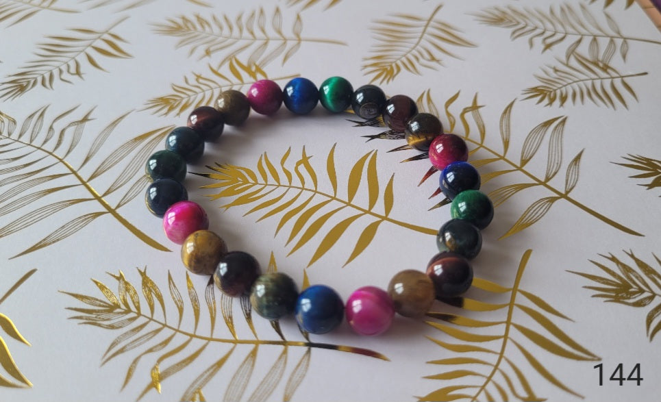 bracelet chance et richesse avec perle œil de tigre 🦋