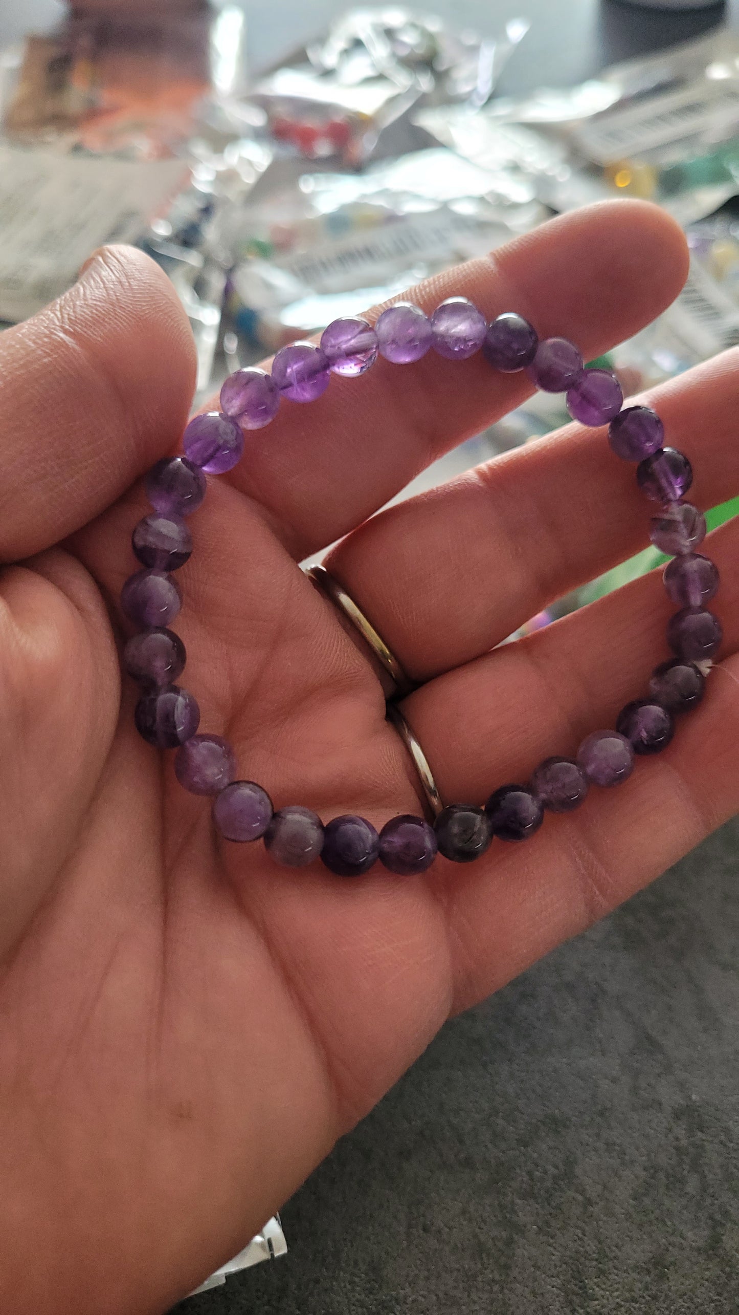 bracelet Améthyste violet