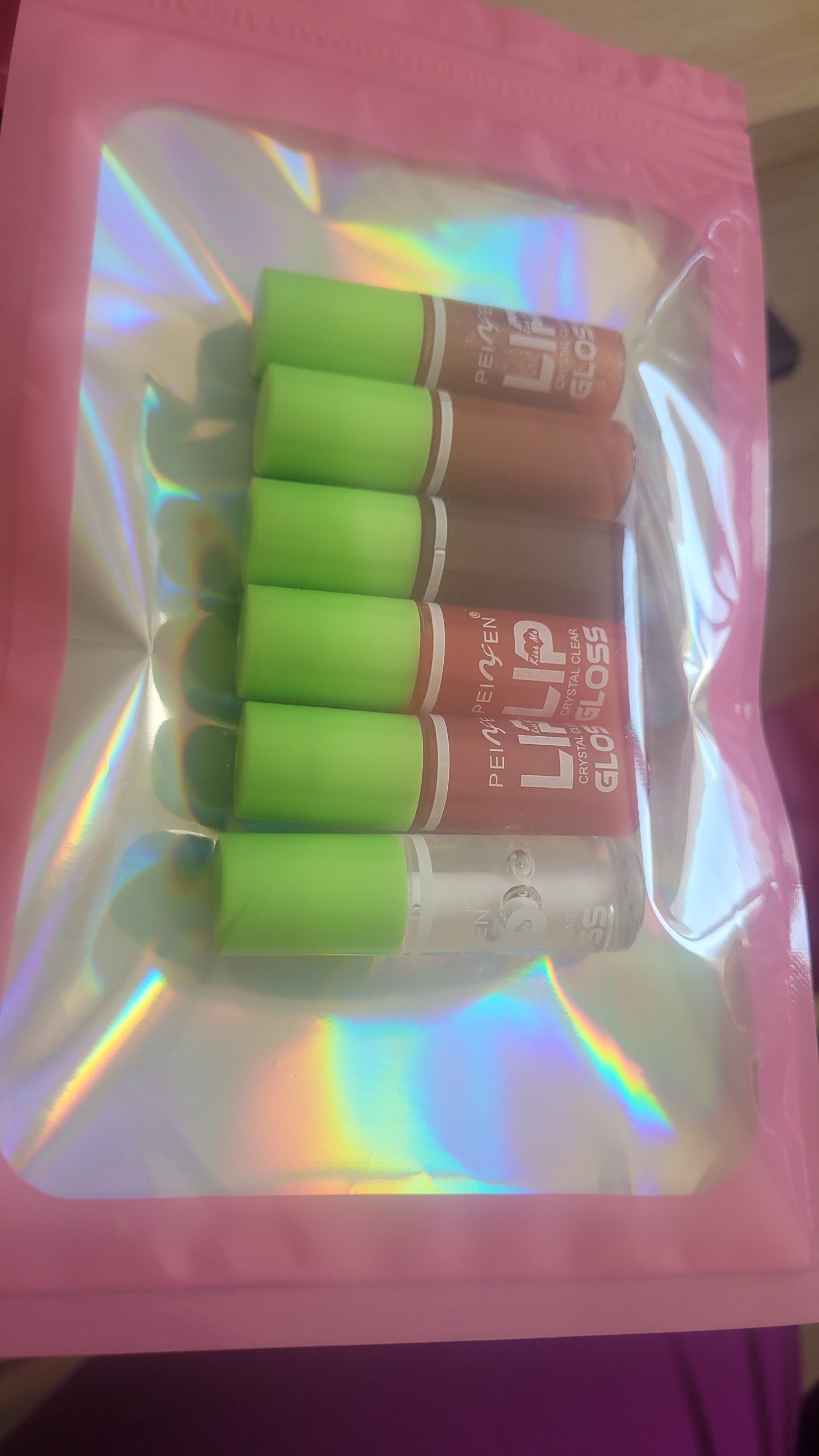 6 mini huiles à lèvres