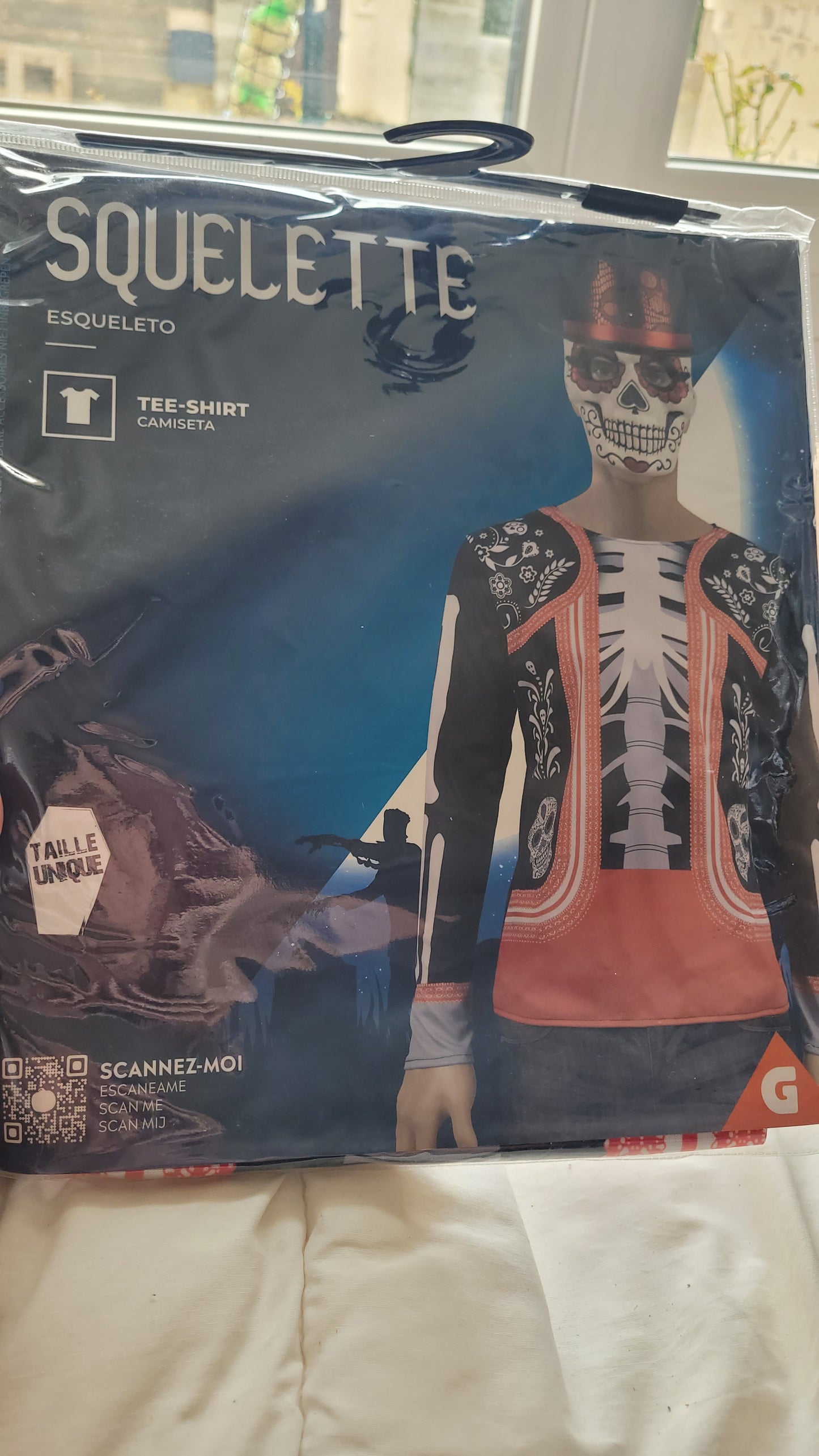 déguisement squelette homme