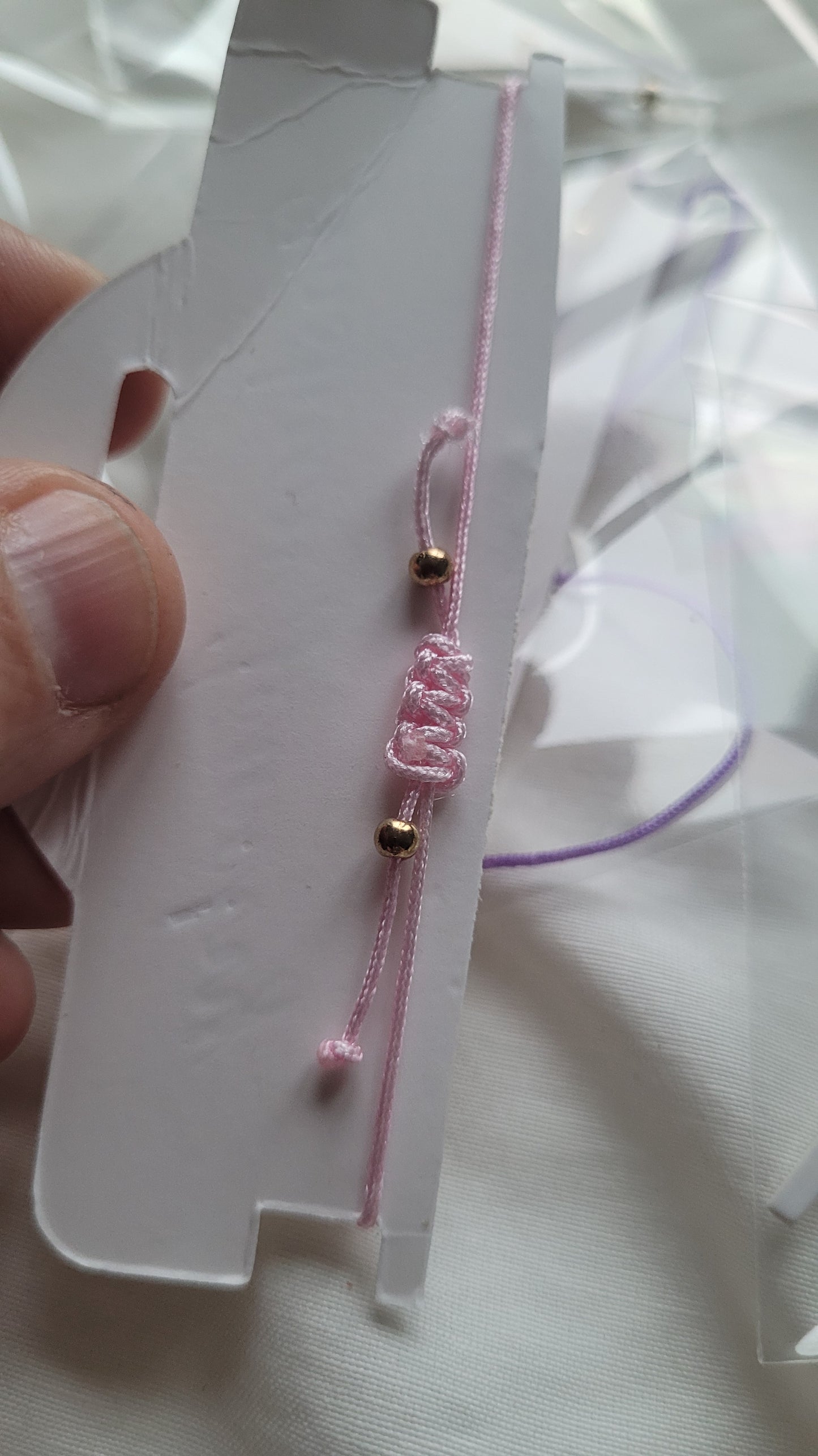 bracelet rubis rosé/orangé