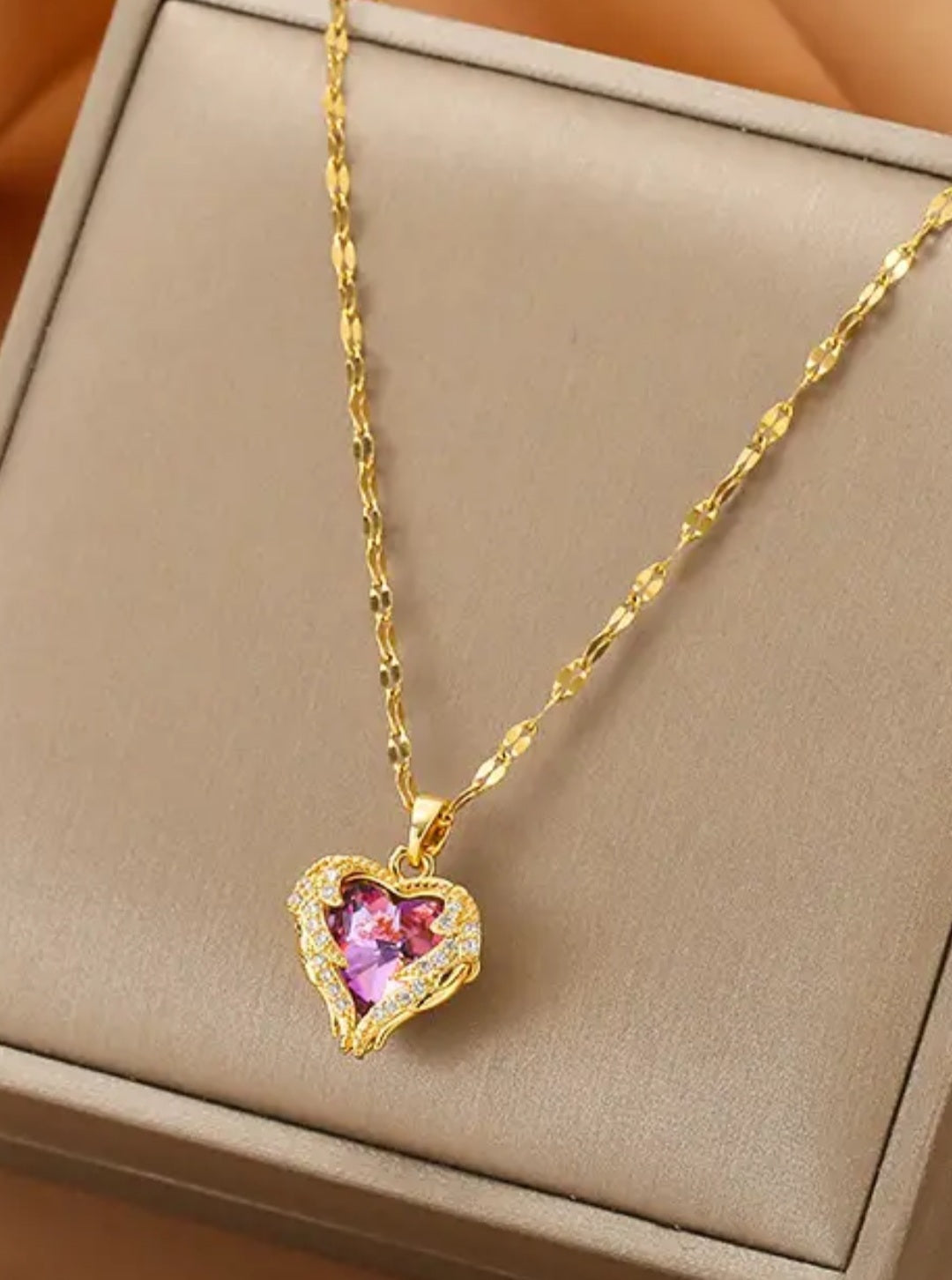 Collier Jennifer coeur doré