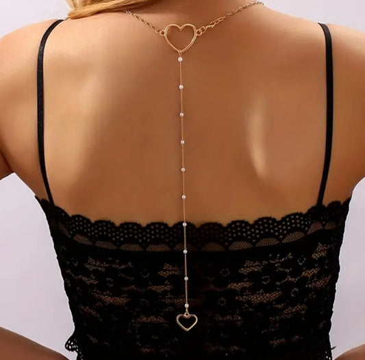 Collier Mélanie chaine de dos