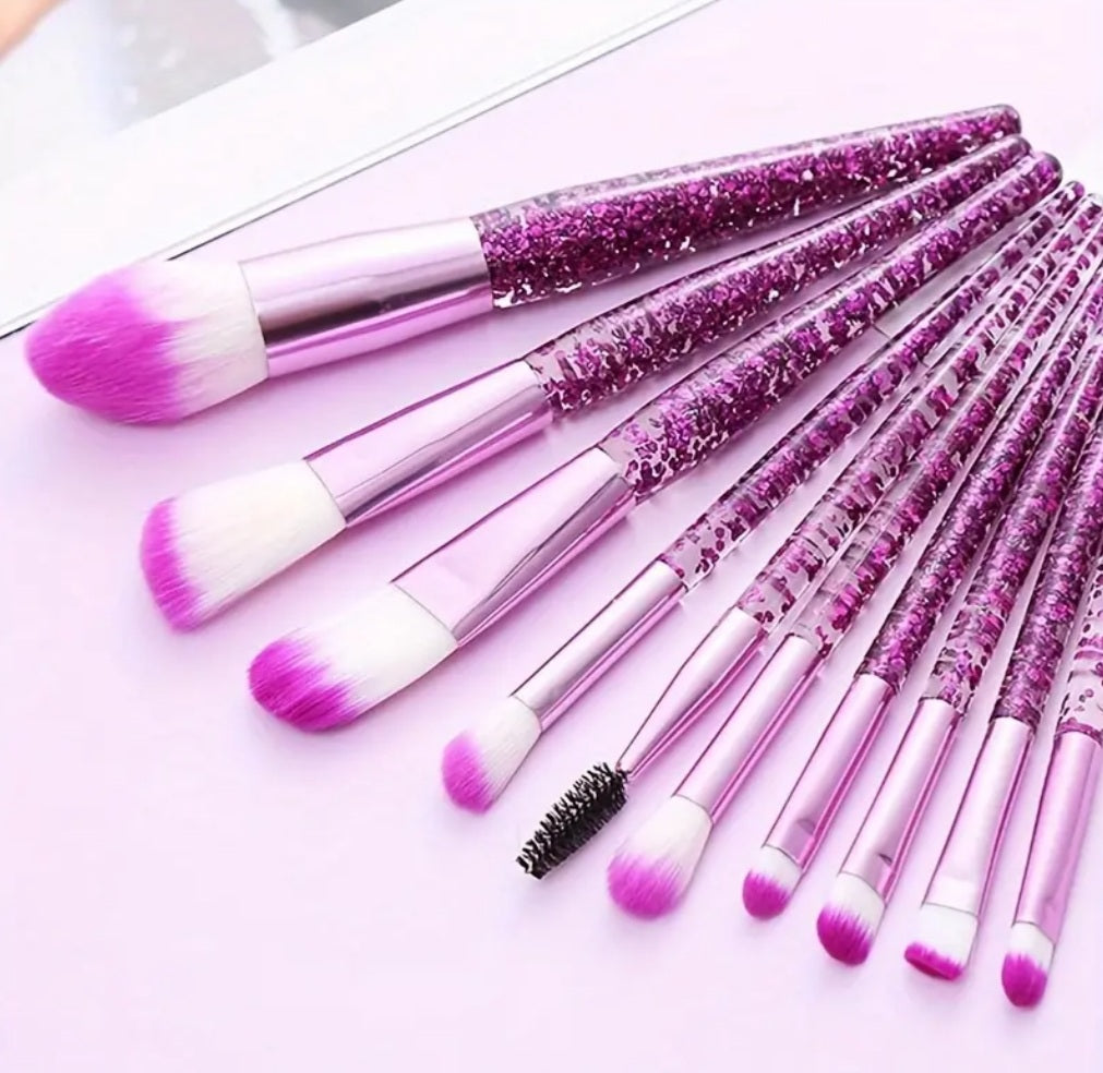 10 pinceaux de maquillage