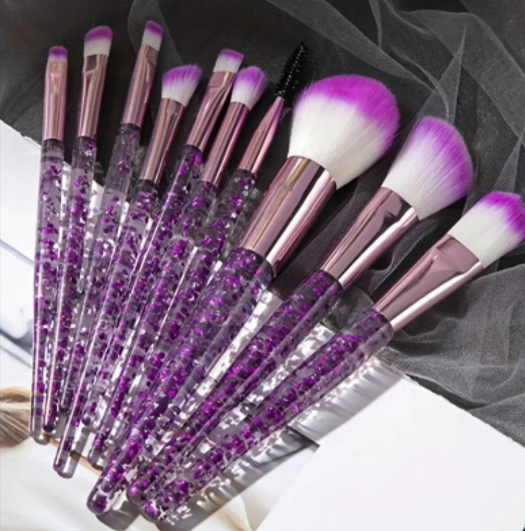 10 pinceaux de maquillage