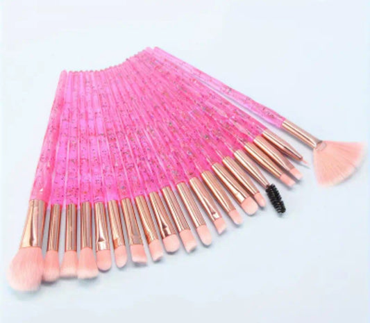 20 pinceaux de maquillage