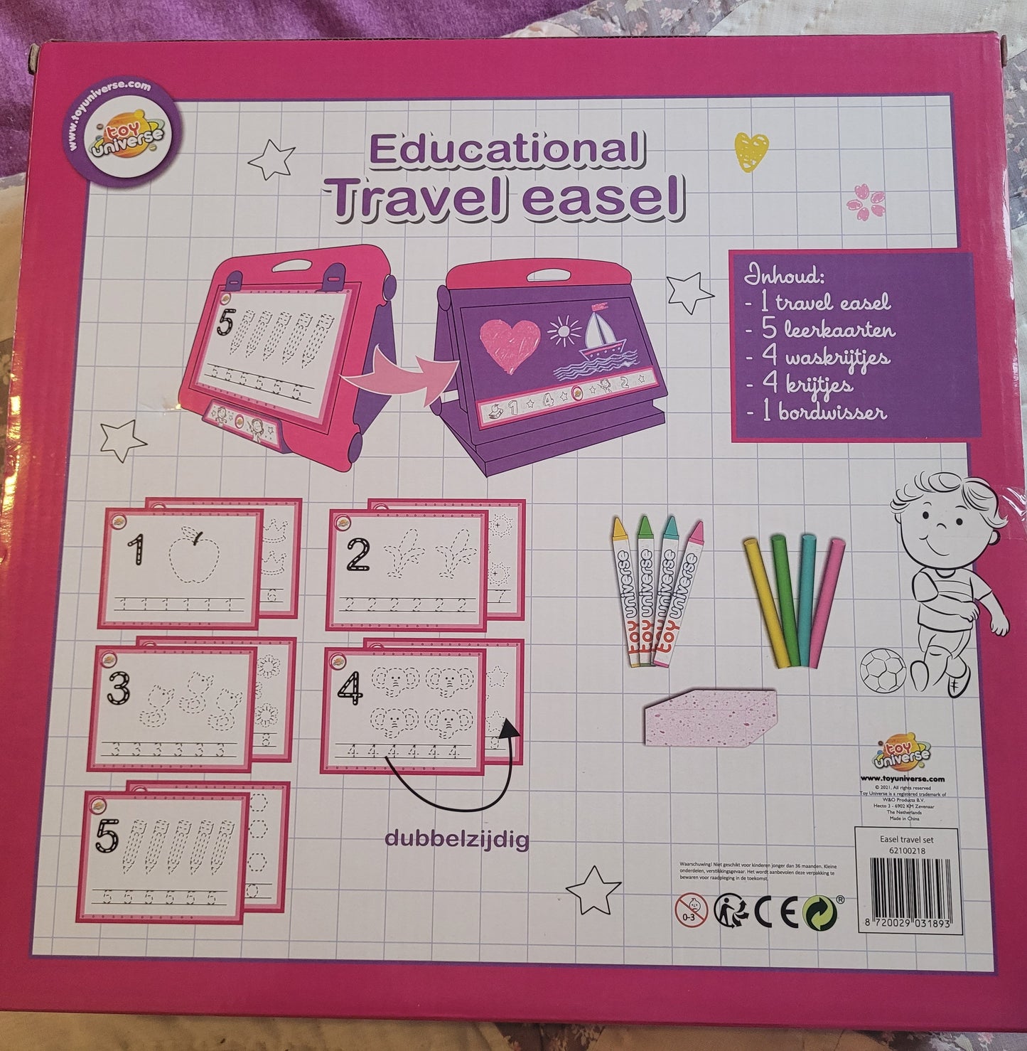 Ardoise rose enfant a partir de 3ans