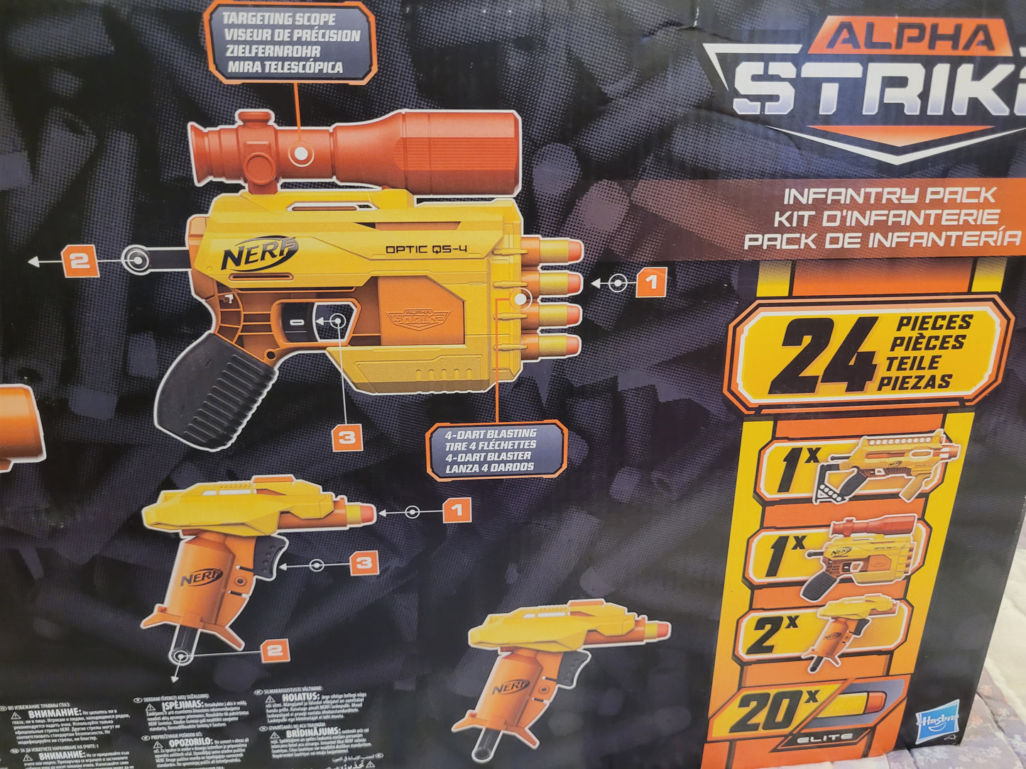Nerf alpha strike bleu/orange