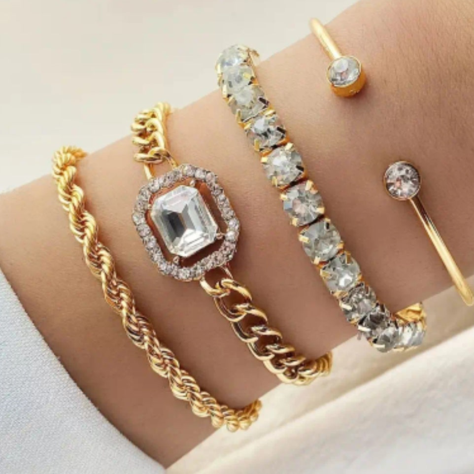 Ensemble Monica 4 bracelets