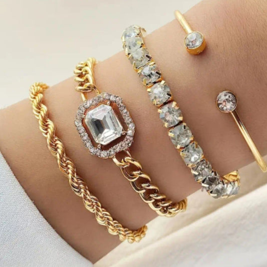 Ensemble Monica 4 bracelets