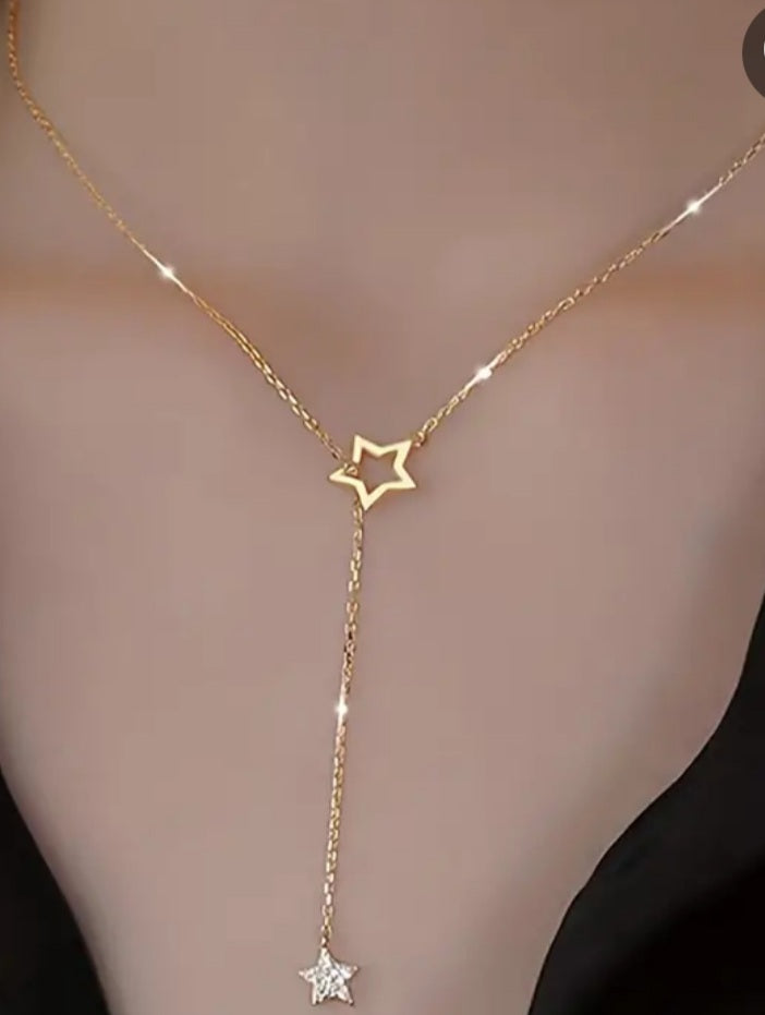 Collier Léna avec étoile doré