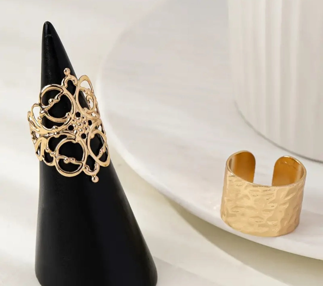 bague Amandine ajustable doré