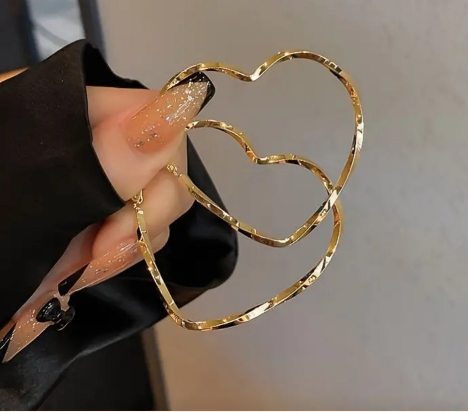 boucle Maeva coeur doré