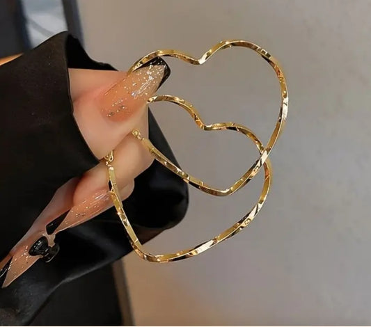 boucle Maeva coeur doré