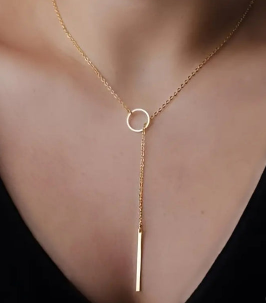 Collier Mya avec son anneau doré