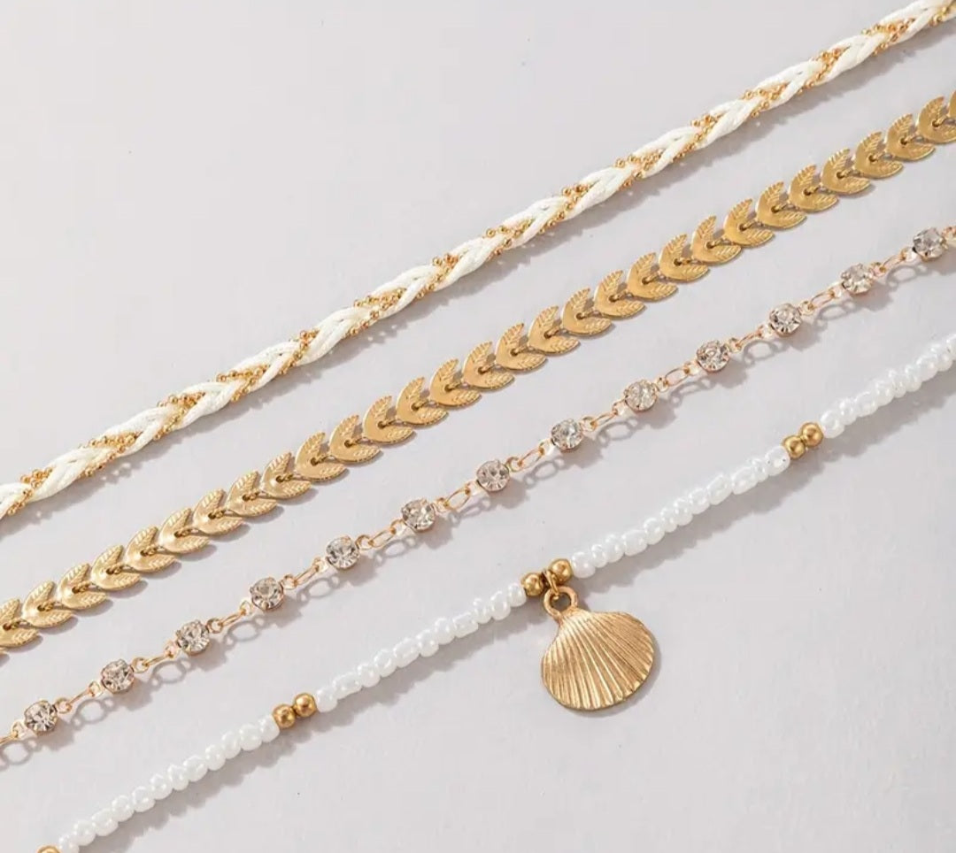 Ensemble Noémie 4 bracelets