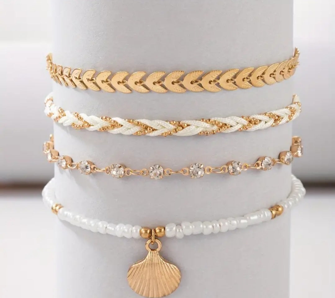 Ensemble Noémie 4 bracelets