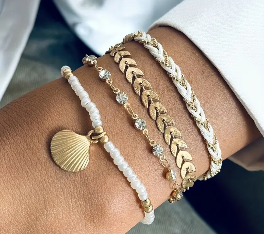 Ensemble Noémie 4 bracelets