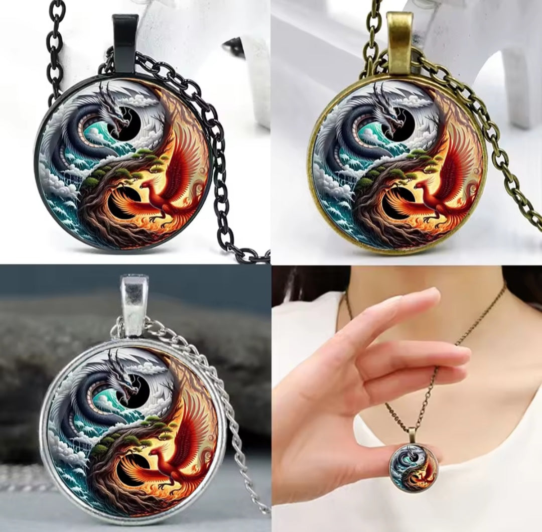 Collier Phoénix Vs Dragon