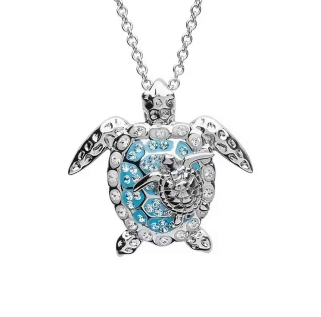 Collier Lucky tortue Argenté
