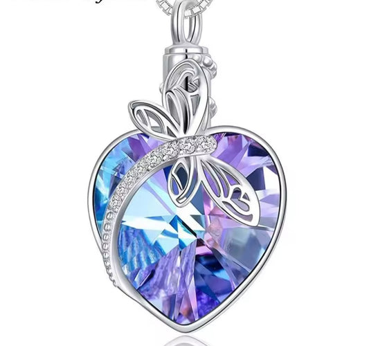 Collier Daisy Libellule bleu