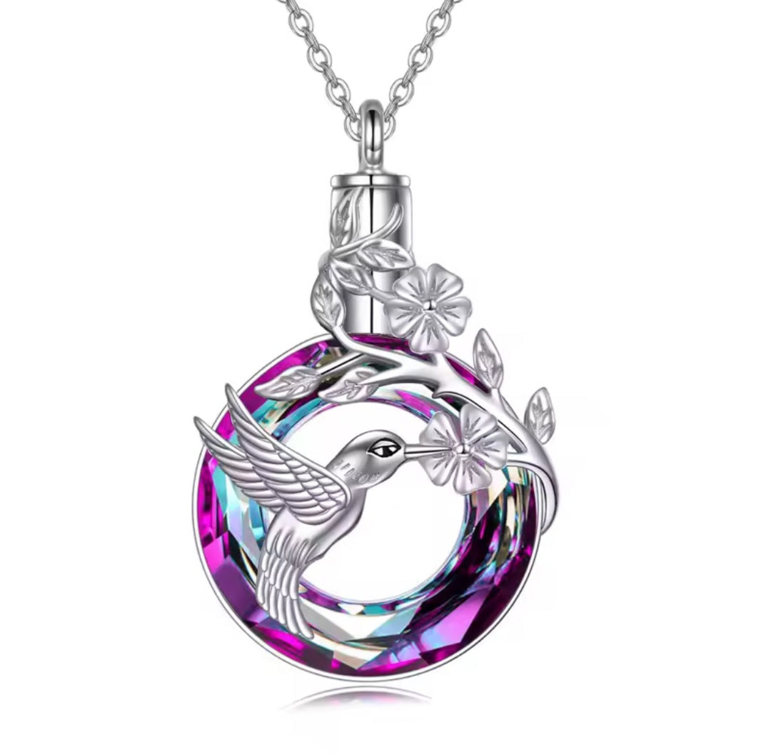 Collier Alexandra oiseau parfum