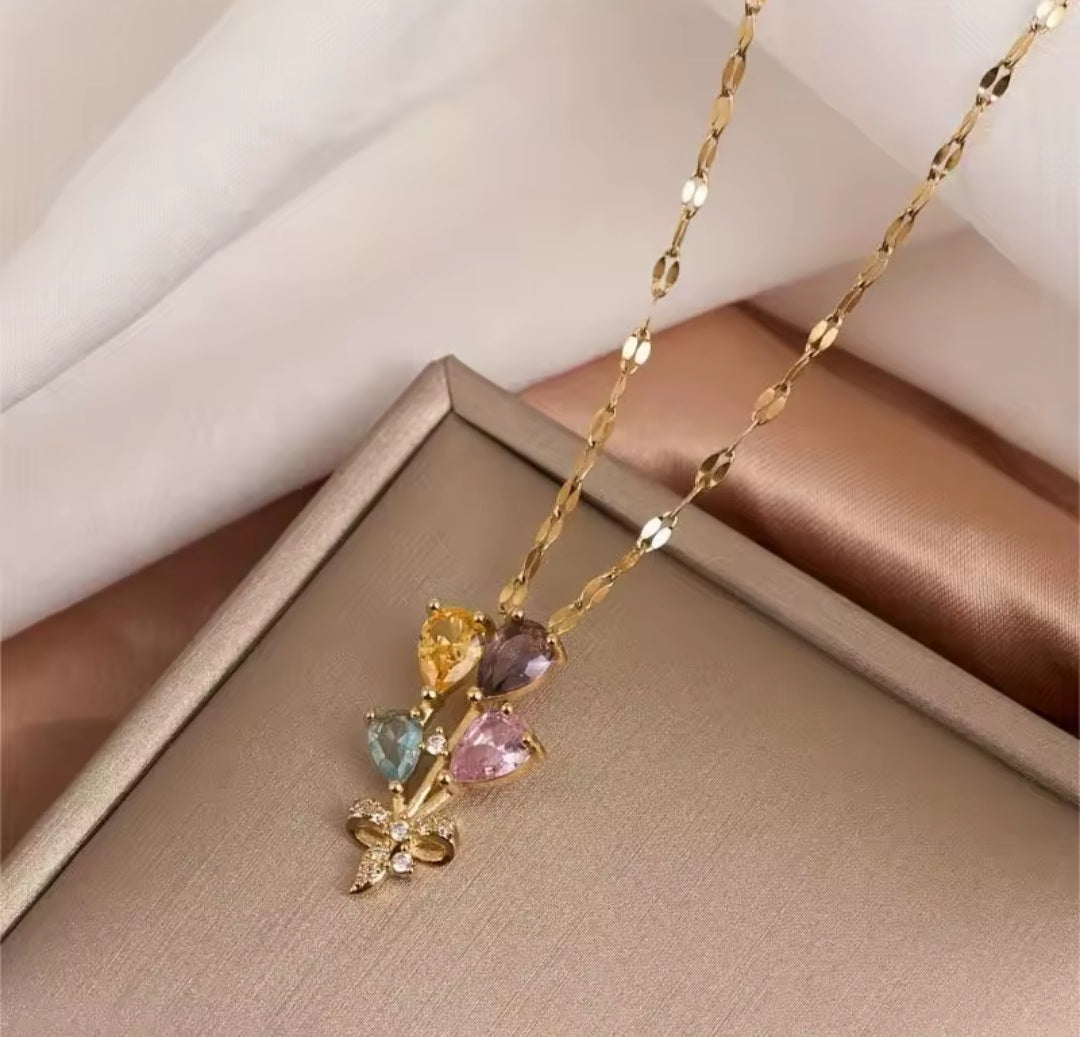 Collier Amélie ballon coloré