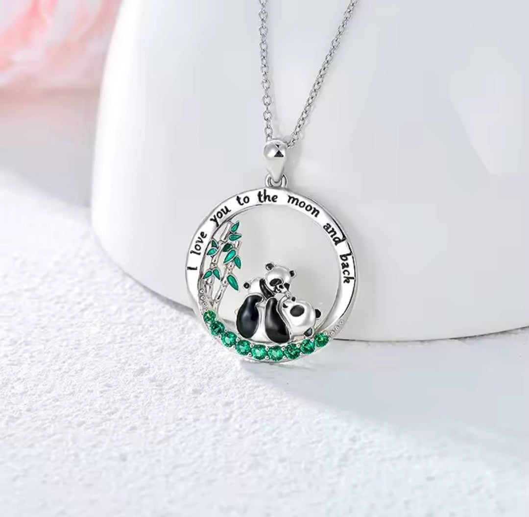 Collier Panda et son bébé