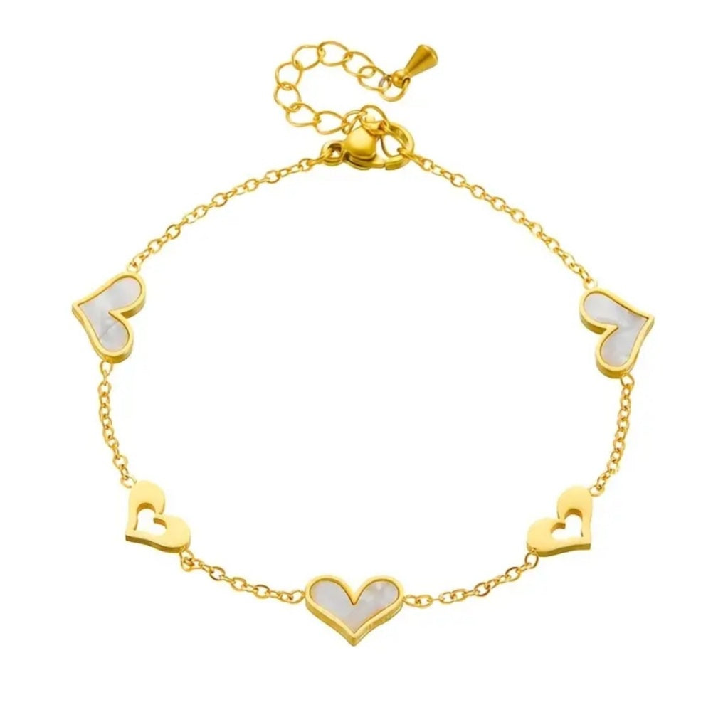 bracelet Mélina coeur doré