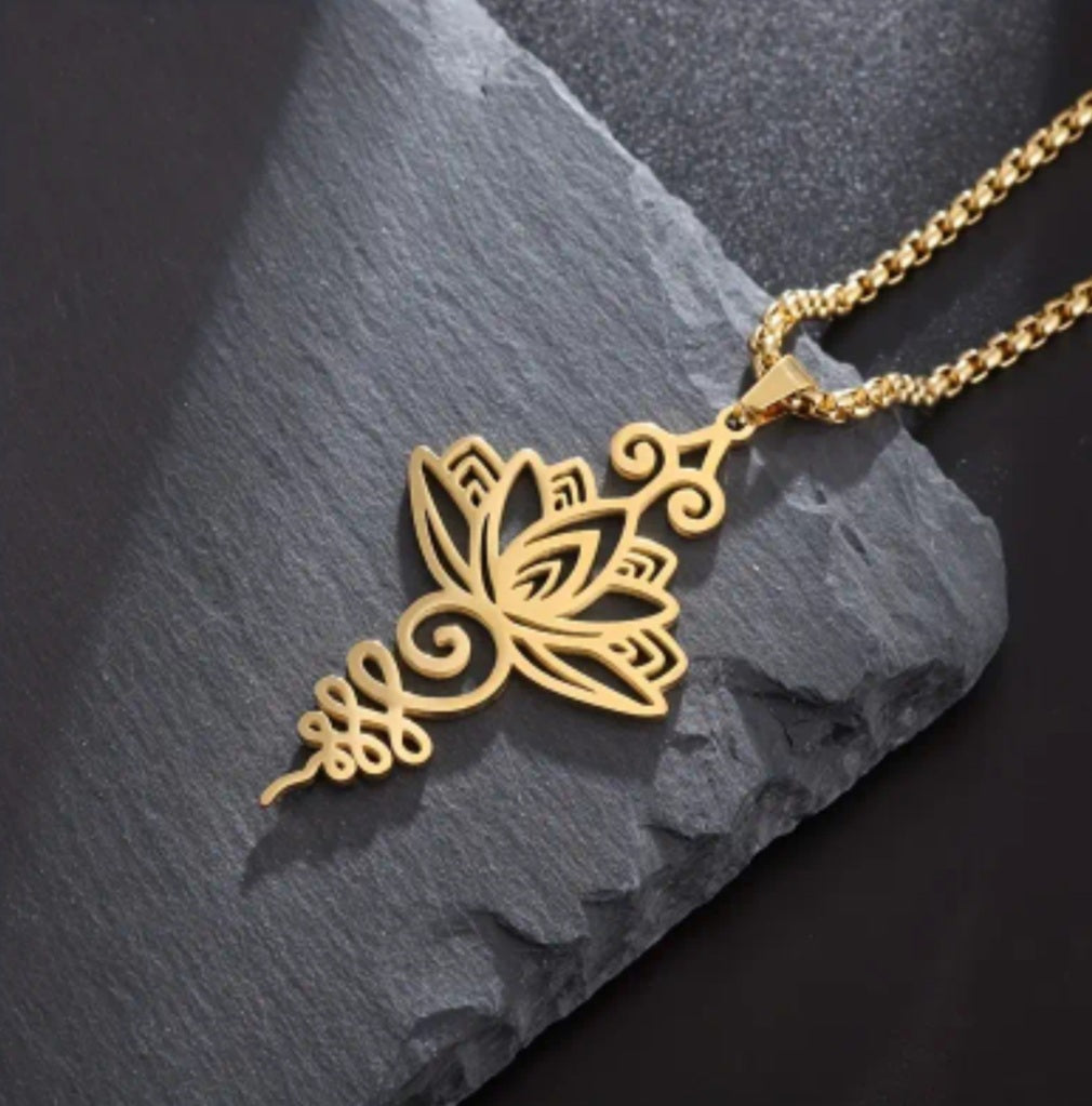 Collier amulette classique Éternelle doré