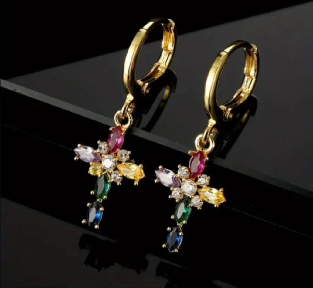 boucles doré colorés