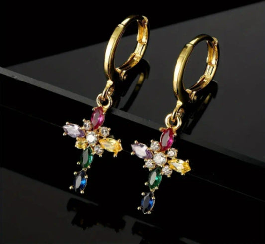 boucles doré colorés