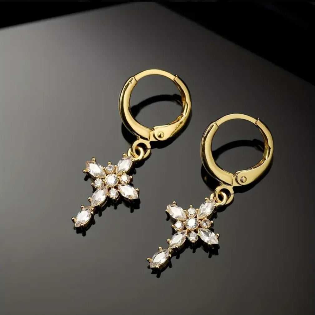 boucles doré blanche