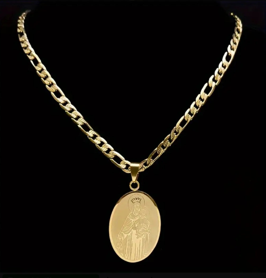 Collier Vierge Marie doré